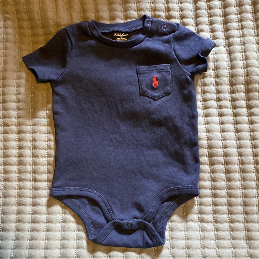 Ralph Lauren Navy Bodysuit